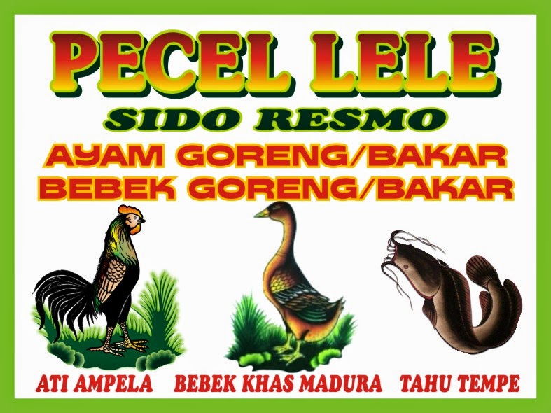 spanduk pecel lele