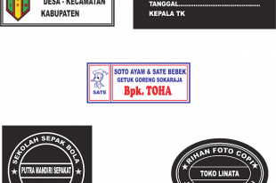 Desain Stempel cdr