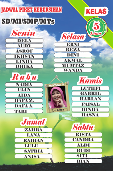 Desain Jadwal Pelajaran Menarik Kreatif Keren cdr Desain Jadwal Pelajaran Menarik Kreatif Keren cdr