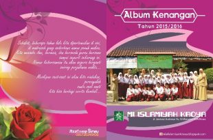Desain Cover Album Kenangan Sekolah /  Madrasah cdr