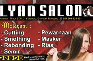 Desain Banner / Brosur Rias Salon cdr