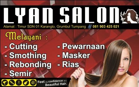 Desain Banner / Brosur Rias Salon cdr