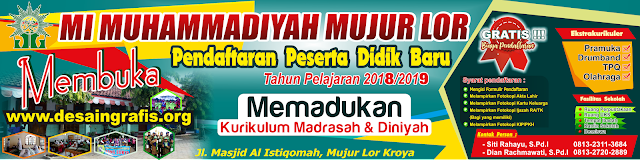 Desain Banner PPDB cdr