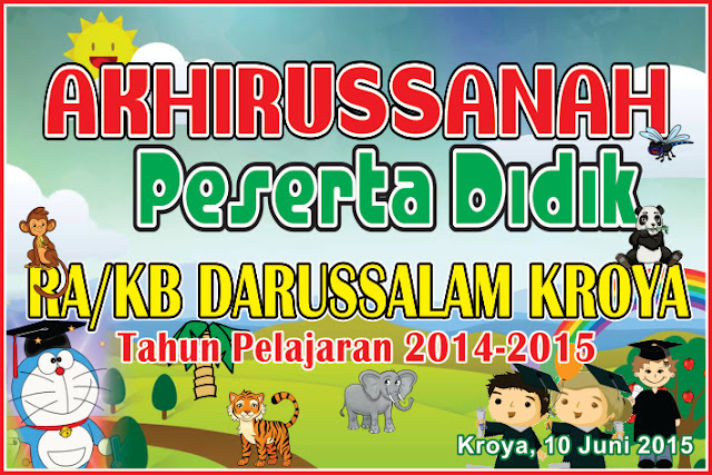 Banner Perpisahan Sekolah/ Akhirussanah cdr