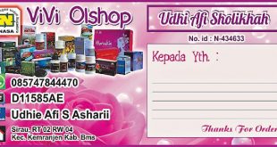 Label Pengiriman Olshop cdr