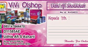 Label Pengiriman Olshop cdr