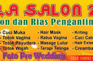 Desain Banner Salon dan Kecantikan cdr