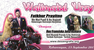 Desain Banner Pernikahan Club Motor cdr