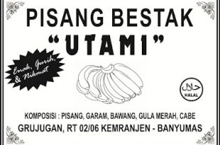 Desain Label Makanan Ringan / Cemilan / Snack Tradisional cdr