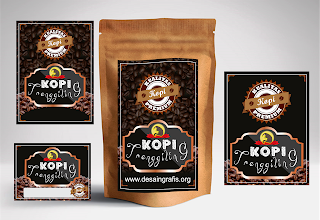  Contoh desain label kopi cdr