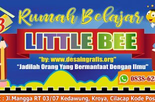 Desain banner bimbel cdr