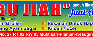 Desain Banner Usaha Ayam Potong cdr