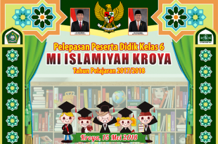 desain banner perpisahan sekolah terbaru