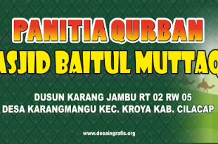 Desain Banner Panitia Qurban Idul Adha cdr