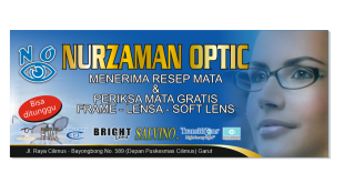 Unduh Desain Banner Klinik Optic Mata File CDR bisa diedit