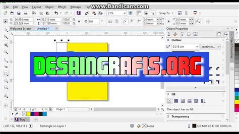 cara membuat garis luar di coreldraw