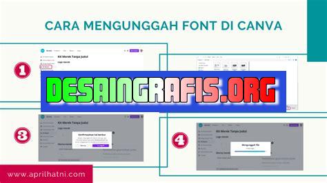 unggah wajah font di canva