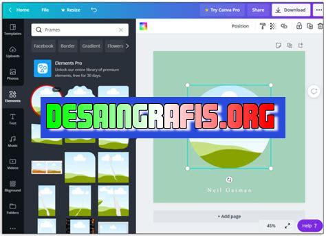 cara menambahkan gambar di canva