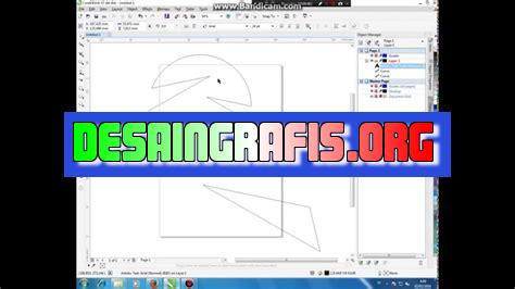 cara mirror objek di coreldraw x7