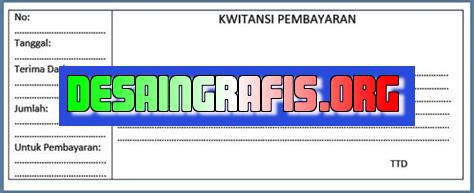cara membuat kwitansi di canva