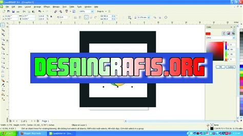 cara menghilangkan warna di coreldraw