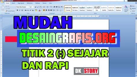 cara membuat titik dua sejajar di coreldraw