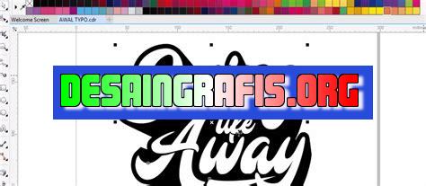 cara membuat typography coreldraw