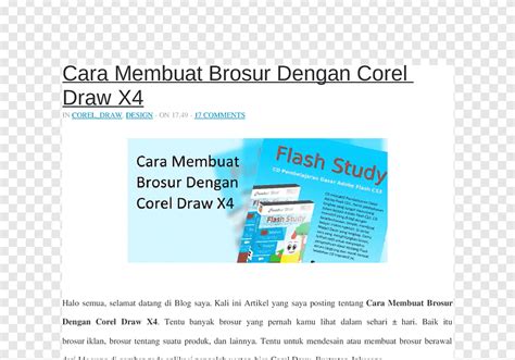 Cara Membuat Banner di CorelDRAW x4 yang Mudah dan Praktis