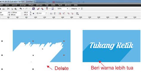 Cara Mudah Membuat Efek Bayangan Tulisan di CorelDRAW untuk Meningkatkan Keindahan Desain Grafis