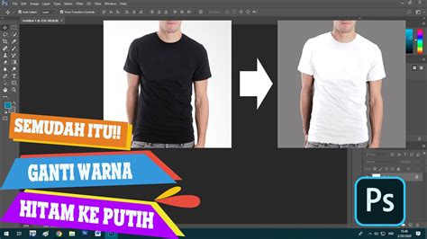 ganti warna baju di photoshop