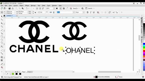 Mudah! Ikuti Cara Membuat Logo Chanel dengan CorelDRAW