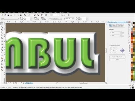 Cara Membuat Logo Timbul di CorelDRAW untuk Branding yang Lebih Menarik