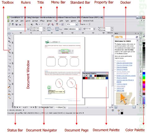 cara memunculkan toolbar di coreldraw x7