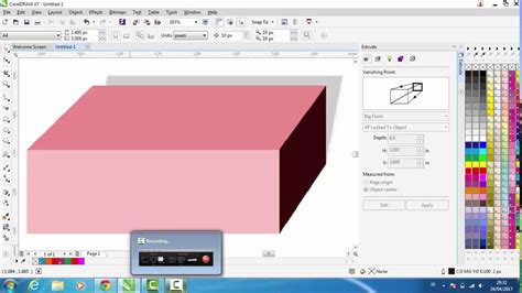 cara membuat kotak kotak di coreldraw