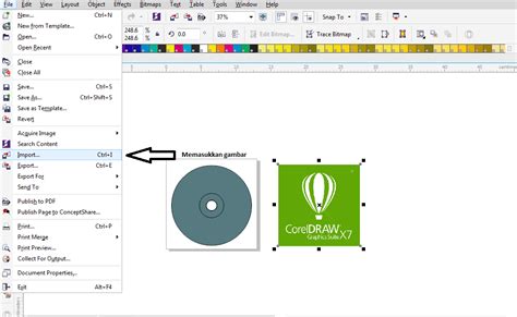 cara membuat label di coreldraw x7