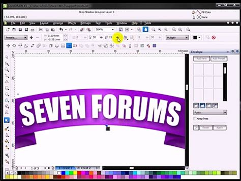 cara membuat banner dengan coreldraw x3