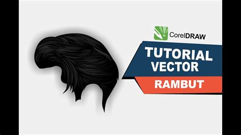 cara membuat rambut di coreldraw