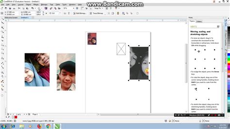 cara membuat foto 3x4 di coreldraw