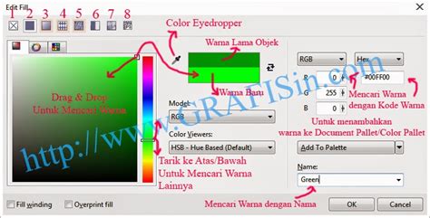 cara mencerahkan warna di coreldraw