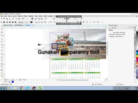 cara buat kalender di coreldraw x7