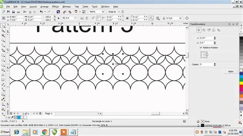 cara membuat texture di coreldraw