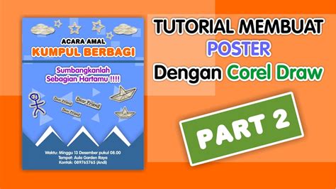 cara buat poster di coreldraw x7