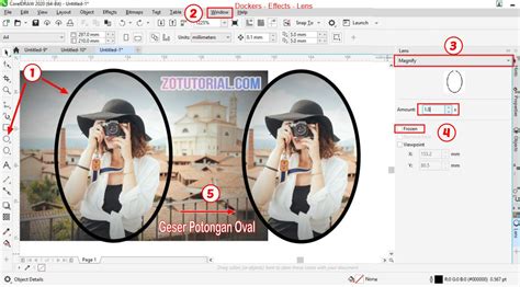 cara crop objek di coreldraw