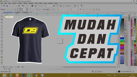 cara membuat mock up kaos dengan coreldraw