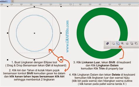 cara membuat logo lingkaran di coreldraw