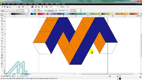 cara membuat objek 3d di coreldraw