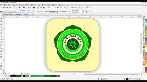 cara membuat logo vector di coreldraw