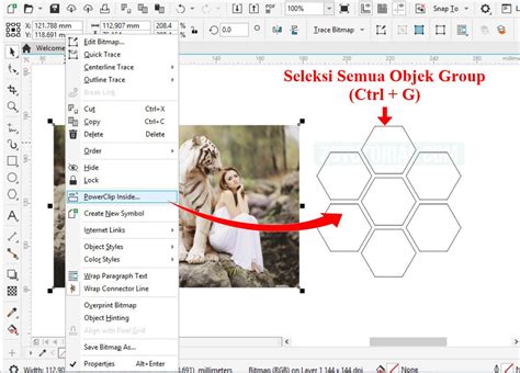 Cara Mudah Memasukkan Gambar ke Objek di CorelDRAW X7