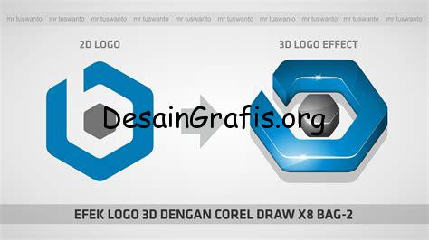 cara buat logo 3d di coreldraw