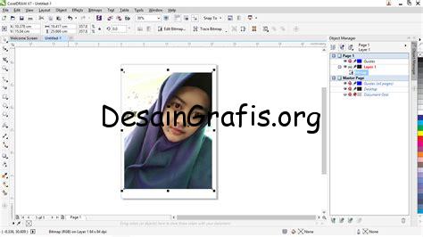 cara mengedit gambar yang sudah jadi di coreldraw